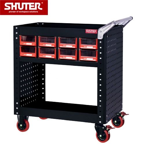 Cart Tool Toolscoot Workstation Slide Top Storage Cabinet Organizer 2 Drawers 