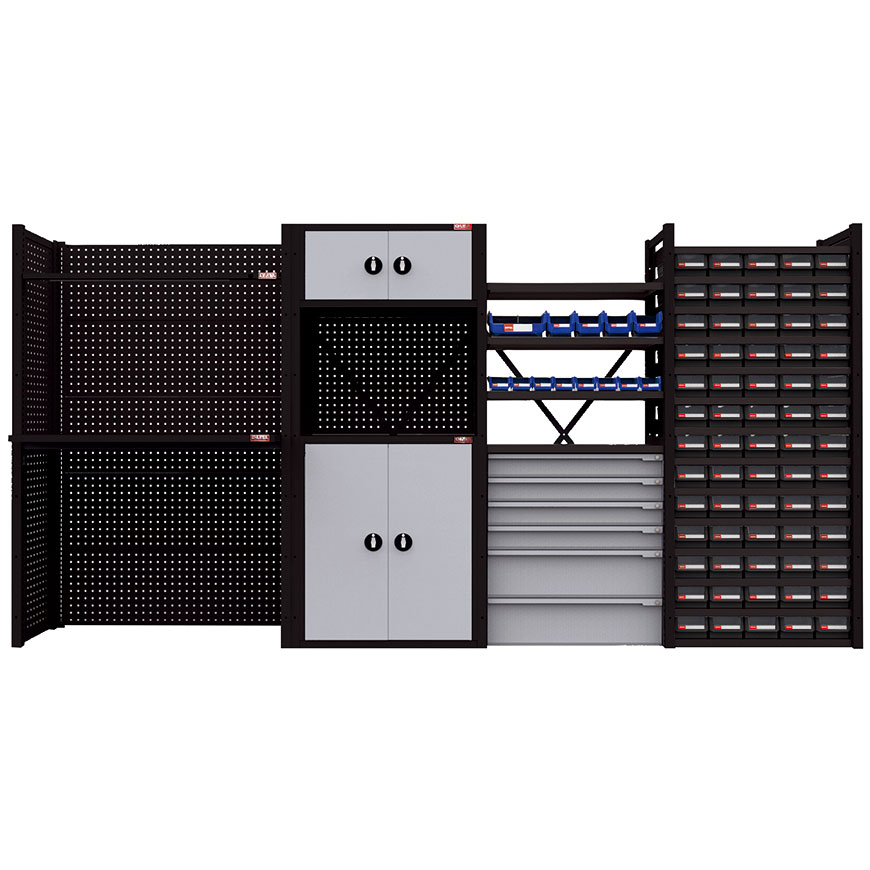 Garage Storage Shelf Cabinet, Metal Storage Cabinets With Doors And Shelves For Garage In Taiwan
