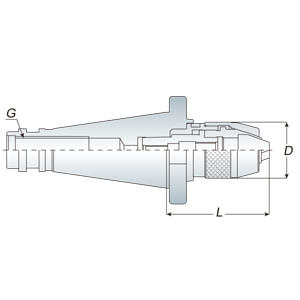 APU Drill Chuck Holder SK Series DIN2080