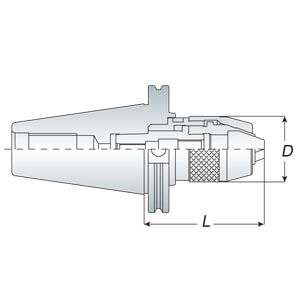 APU Drill Chuck Holder CAT Series