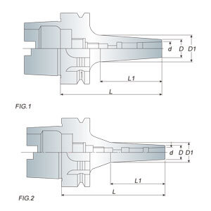 ADS High Speed Collet Chuck HSK Series