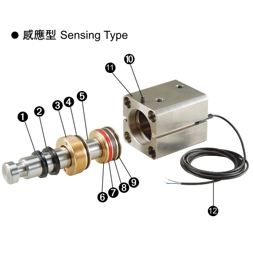 Hydraulic Cylinder-Explode Drawing-FA TYPE