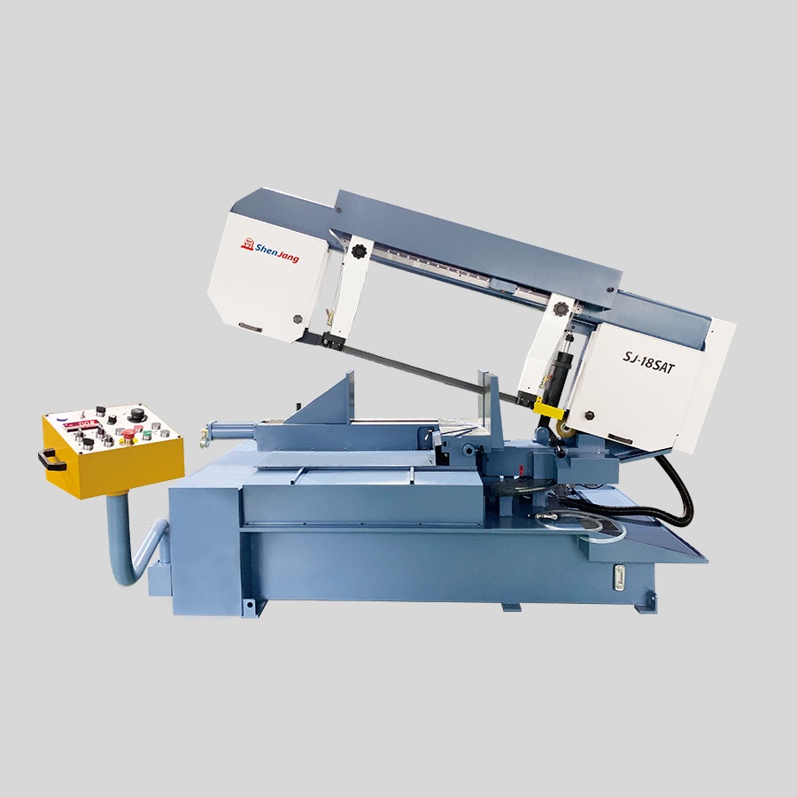 Semi-automatic Bandsaw｜Angle Cutting｜Bi-Direction Miter-cutting-SJ-18SAT(18