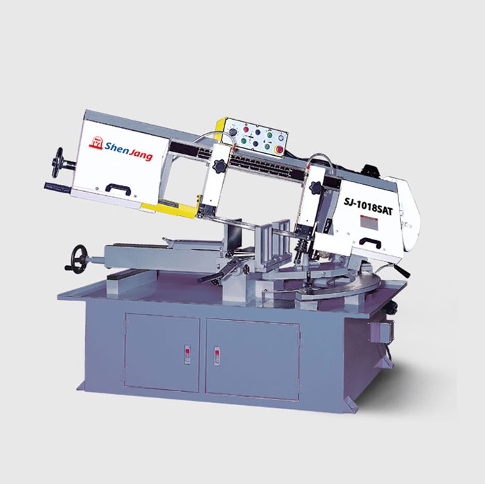 Semi-automatic Bandsaw｜Swivel Frame Type , Bi-direction Mitre-cutting-SJ-12SAT.15SAT( 12