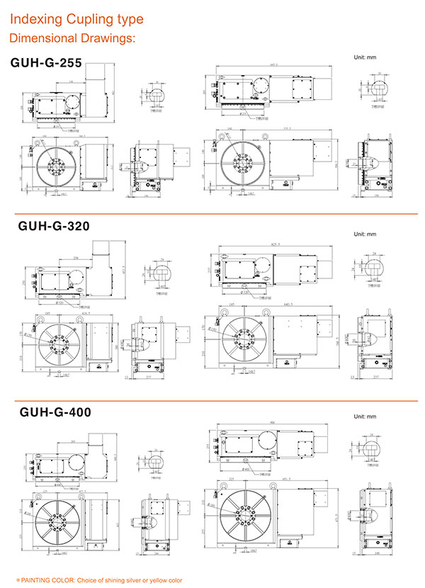 迴轉式尾座液壓制動器系列-GUH-G-255