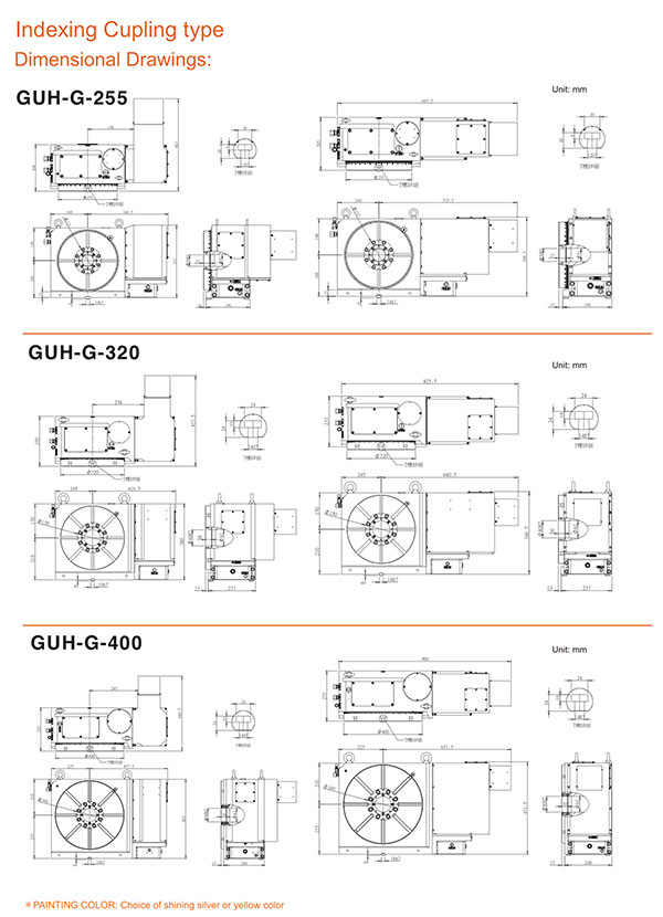 Rotary Type Tailstock Hydraulic Brake Series