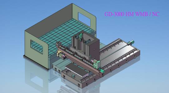 Column Deep Hole drilling machine-GD-3000 HMXL / NC