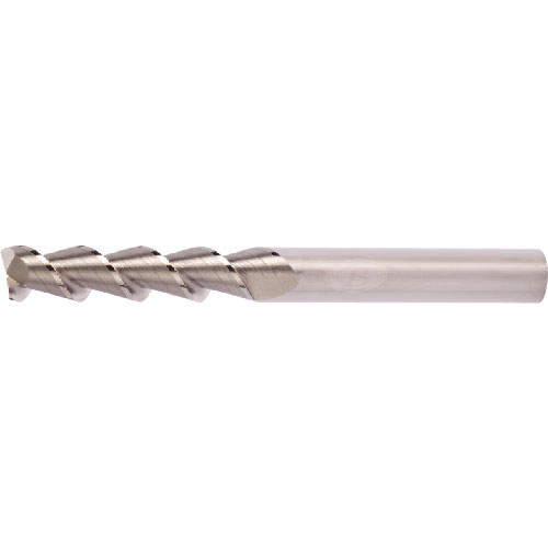 MICRO GRAIN CARBIDE, LONG FLUTE, FOR ALUMINUM ALLOY PROCESSING, 2 FLUTE, END MILLS