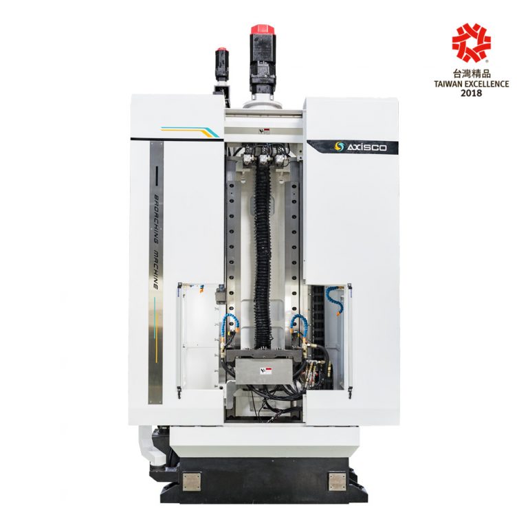 Servo table-up broaching machine with automation: An example of front wheel hub broaching 15 ton