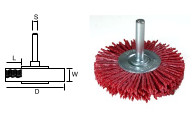 DIY ABRASIVE NYLON BRUSHES Series with Hex-Shank	