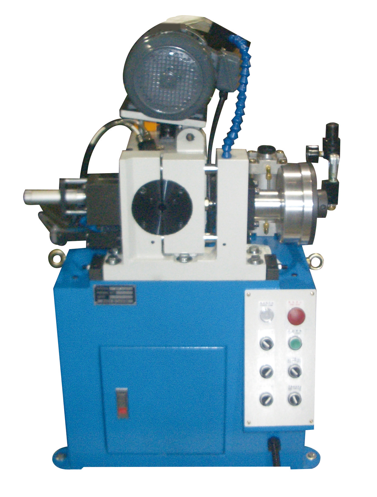 SINGLE END CHAMFERING MACHINE FOR METAL ROUND TUBE,BAR／SEMI AUTOMATIC TYPE-C-60-2A,C-80-2A,C-120-2A