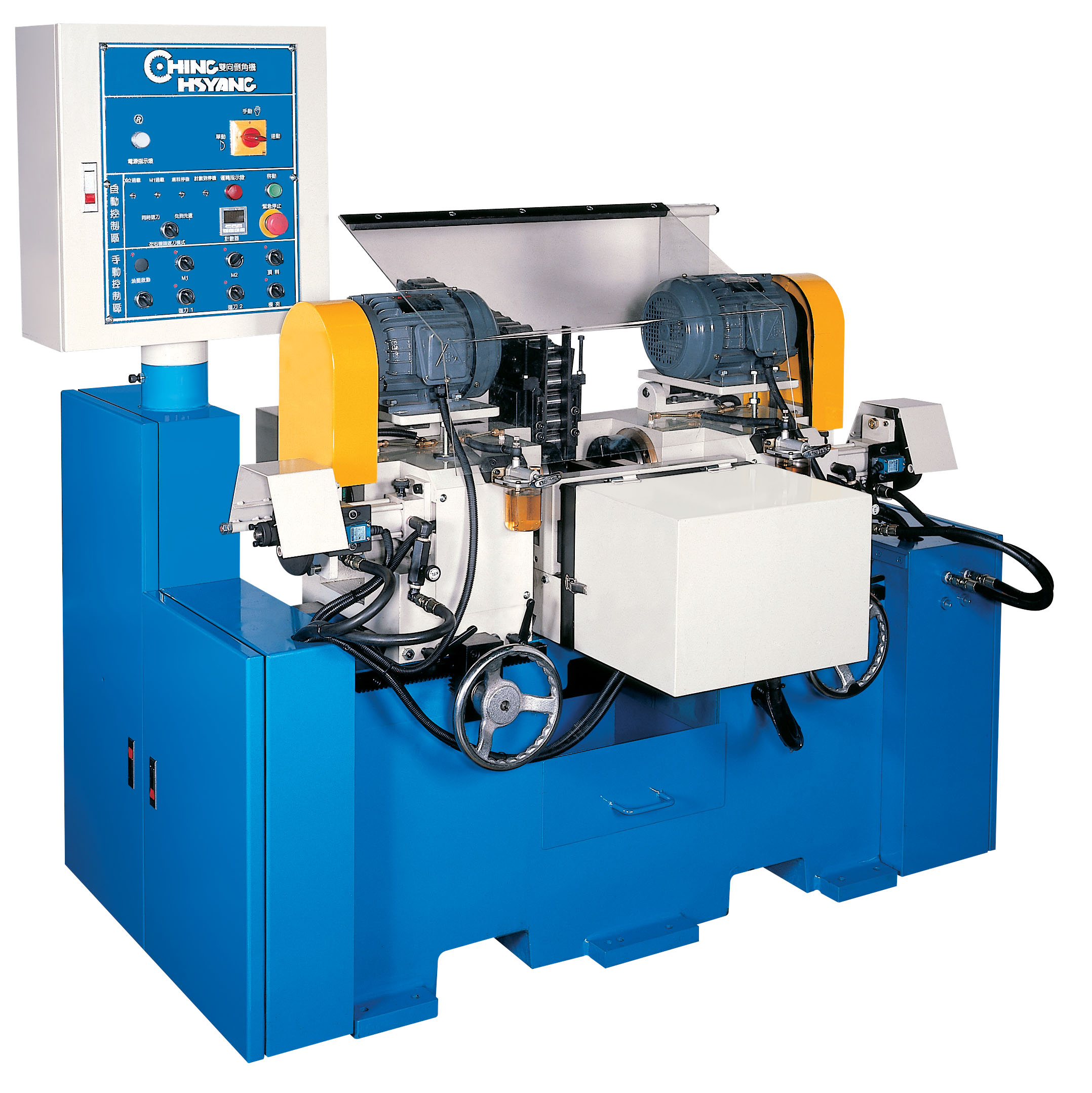 DOUBLE END CHAMFERING MACHINE-AUTOMATIC TYPE-CH-60-3A,CH-60-3AB,CH-80-3AB