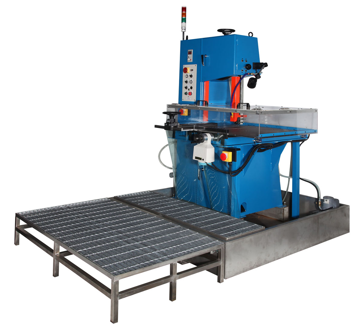 Hydraulic Semi Automatic Type Vertical Band Saw Machine