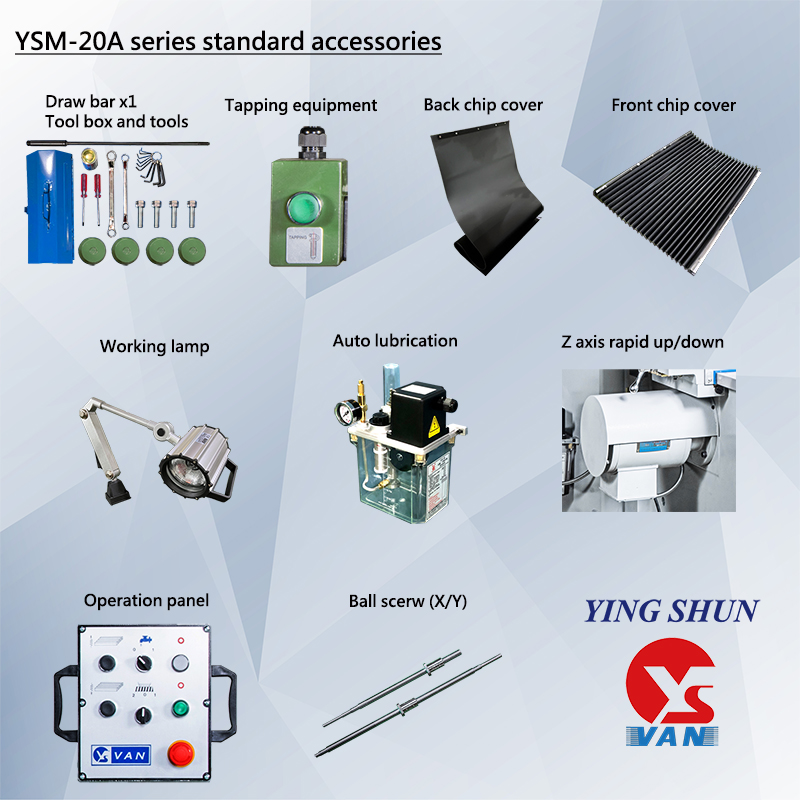 砲塔立式銑床-YSM-20A SERIES