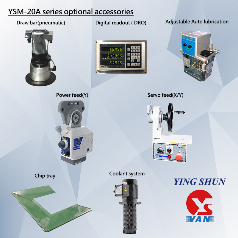 Vertical Turret Milling Machine-YSM-20A SERIES