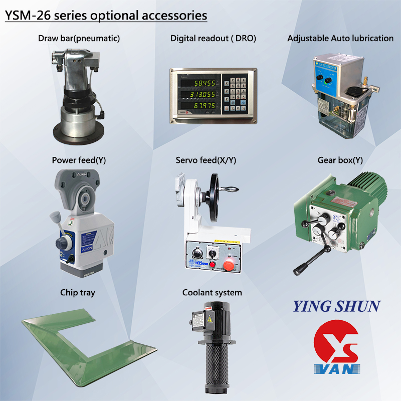 Vertical & Horizontal Milling Machine-YSM-26 SERIES