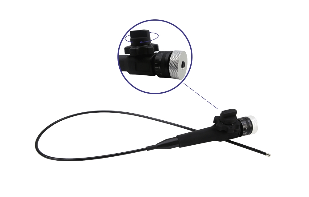 2 Way Articulating 3.9 mm Camera Flexible Probe 3.3FT／1M for Endoscope , Borescope , Videoscope