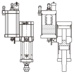 APT2---Boosting Cylinder(2nd Generation) APT2-PC---Pre-compression oil／air separated type