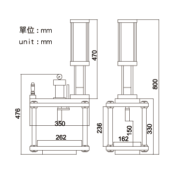 AOP-50 空油壓床-AOP-50 