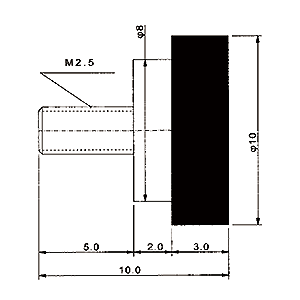 CERAMIC MEASURED FOR DIAL INDICATOR