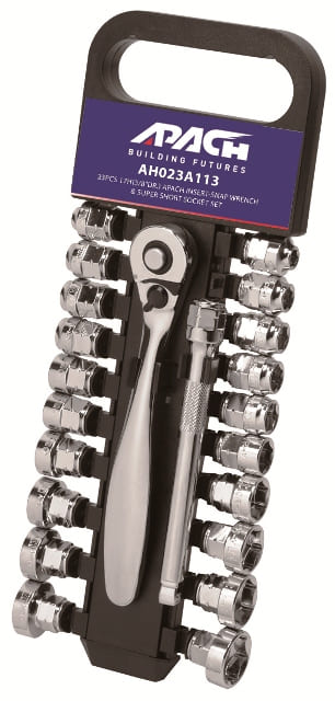 INSERT-SNAP WRENCH & SUPER SHORT SOCKET SET 