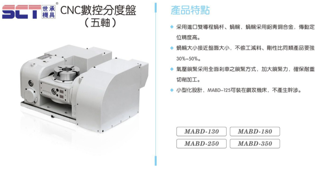 CNC數控分度盤(五軸)-MABD