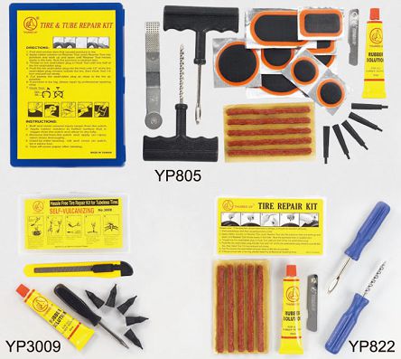 TIRE／TUBE REPAIR KIT (YP805) MOTORBIKE REPAIR KITS (YP3009,YP822)