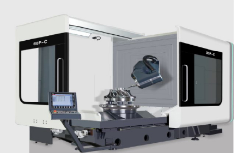   80p-c five axis milling and turning compound machining center