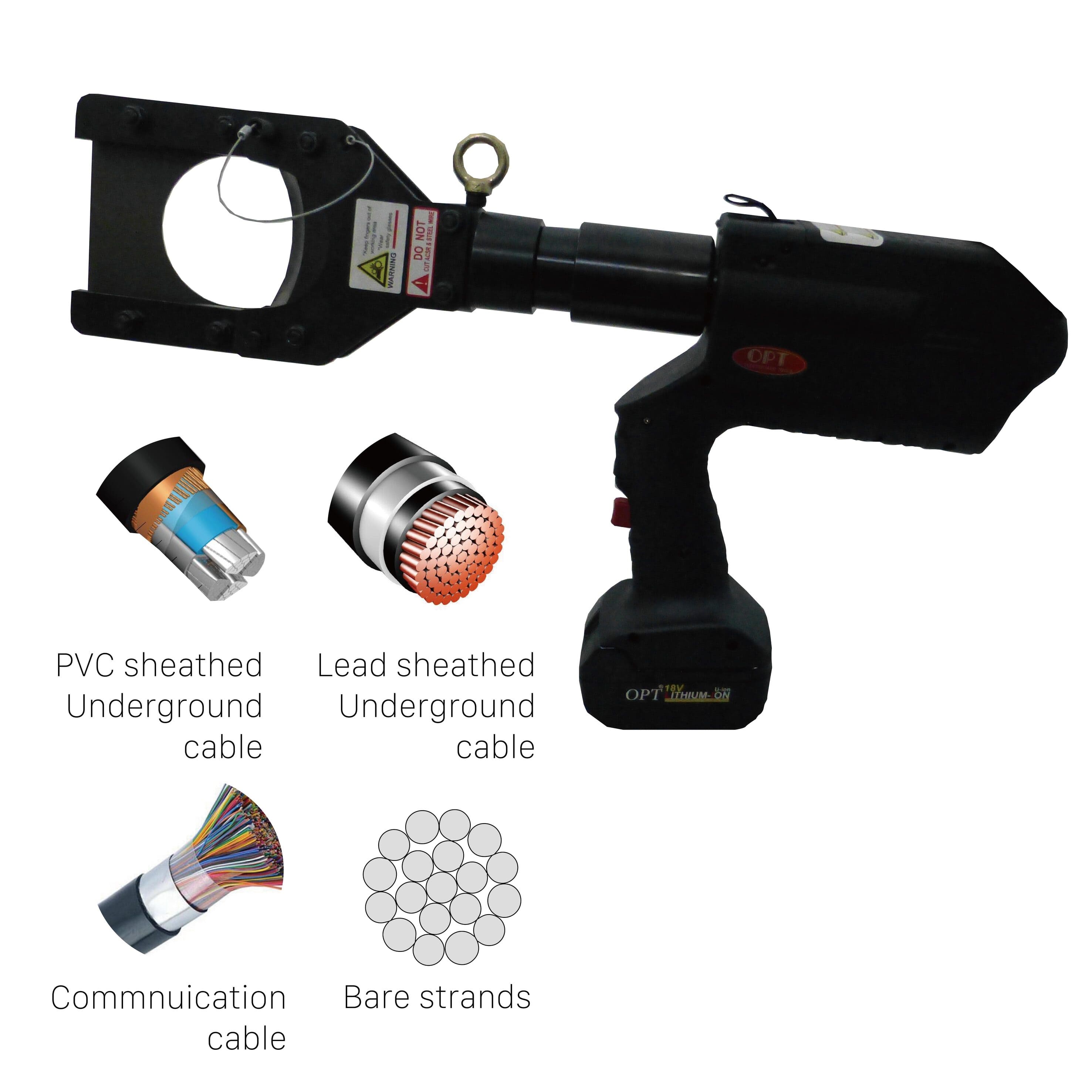 ECB-85 CORDLESS HYDRAULIC CABLE CUTTERS-ECB-85/ 18V 