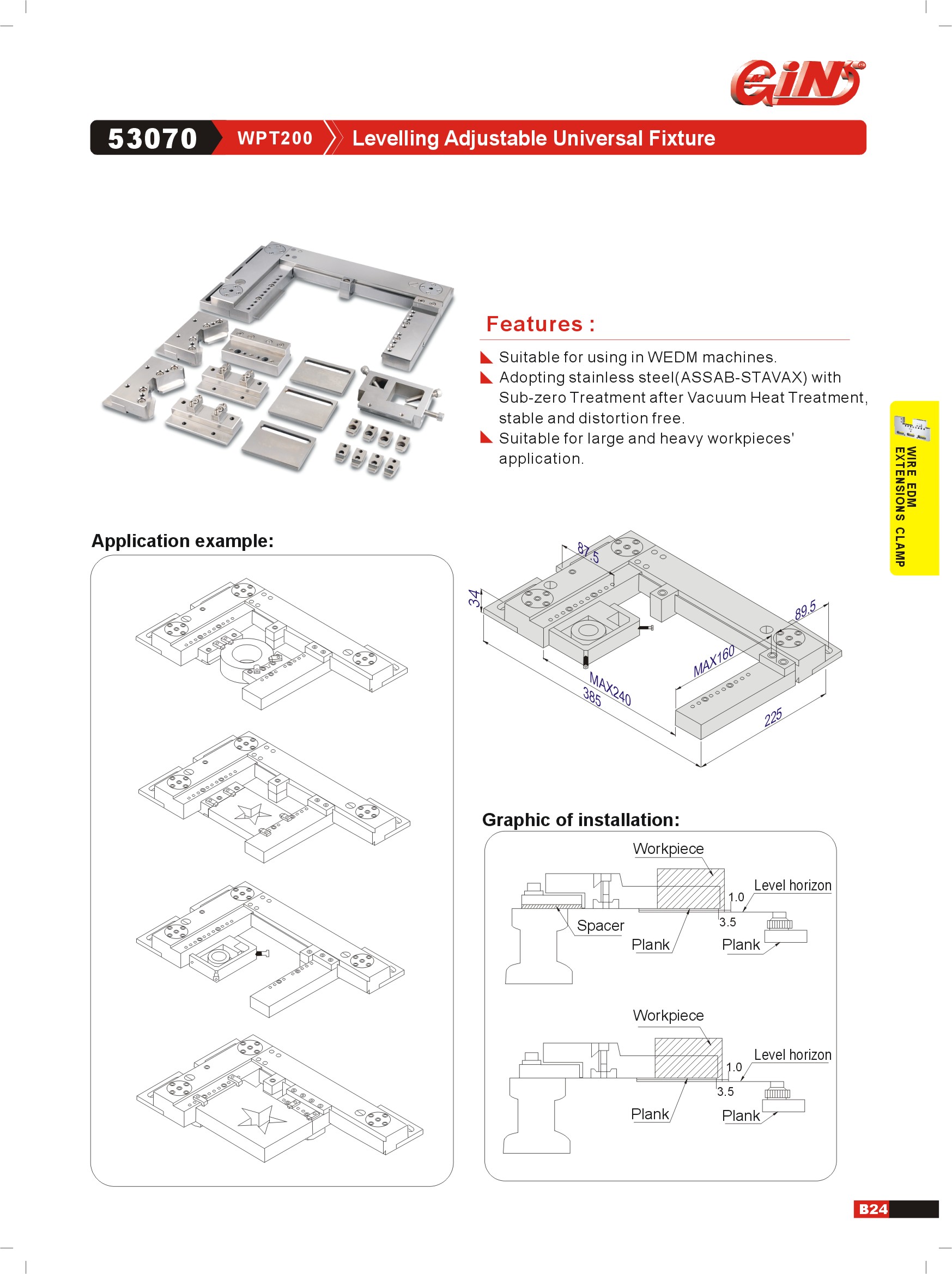 Wire EDM Clamping Kit