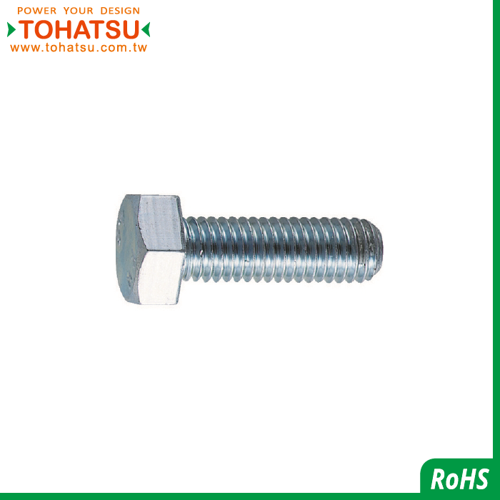 Hexagon Bolts (Material: Steel)(Full teeth)