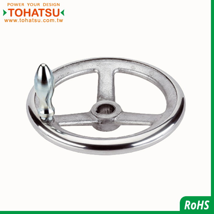 Spoke handwheel (rotary handle) (material: aluminum)