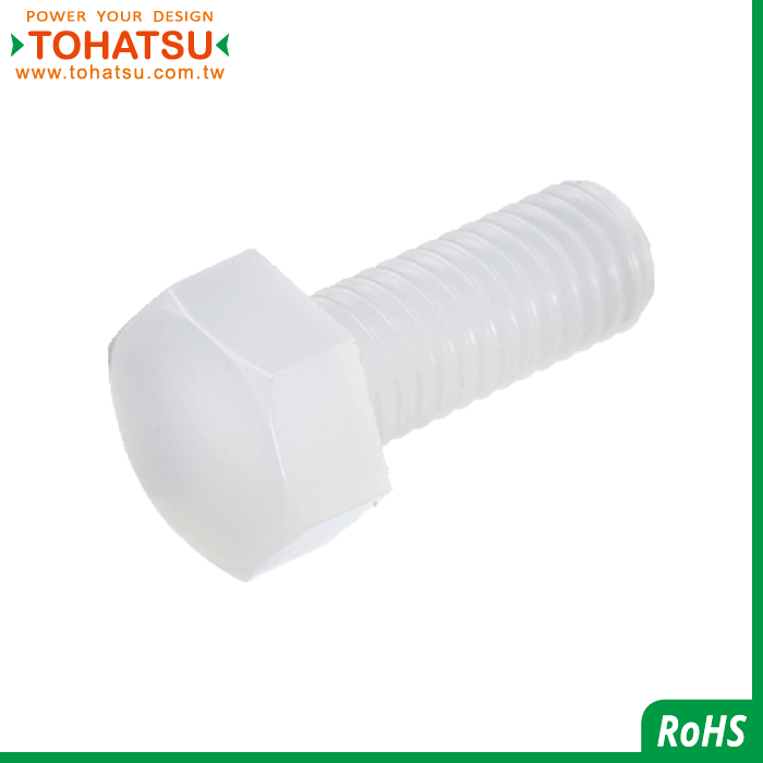 Hexagon plastic bolts (Material: PP)