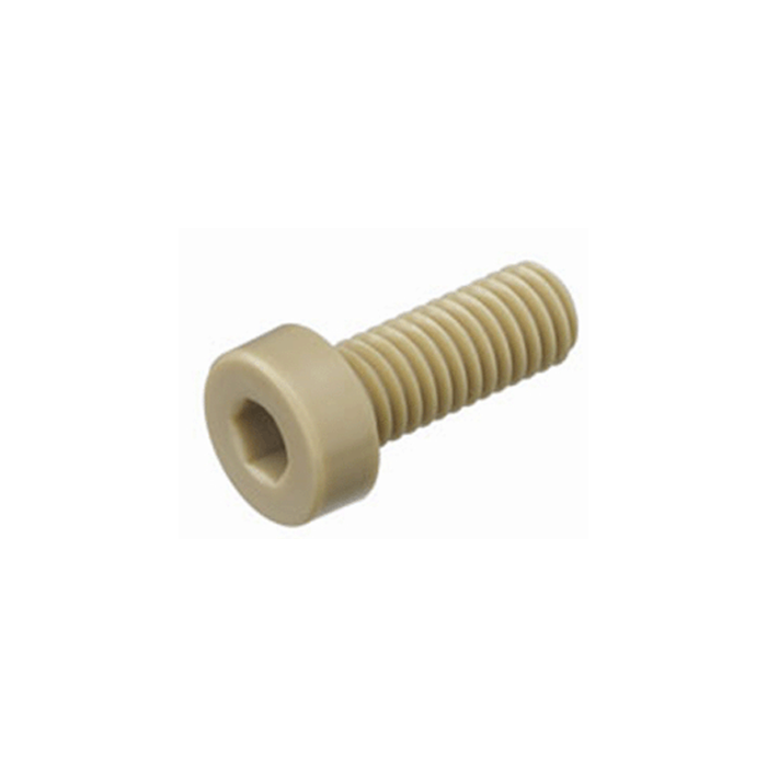 Hexagon socket head plastic screw (Material: PEEK)