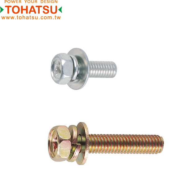 Combination screw (external hexagon cross bolt)-B768 B68