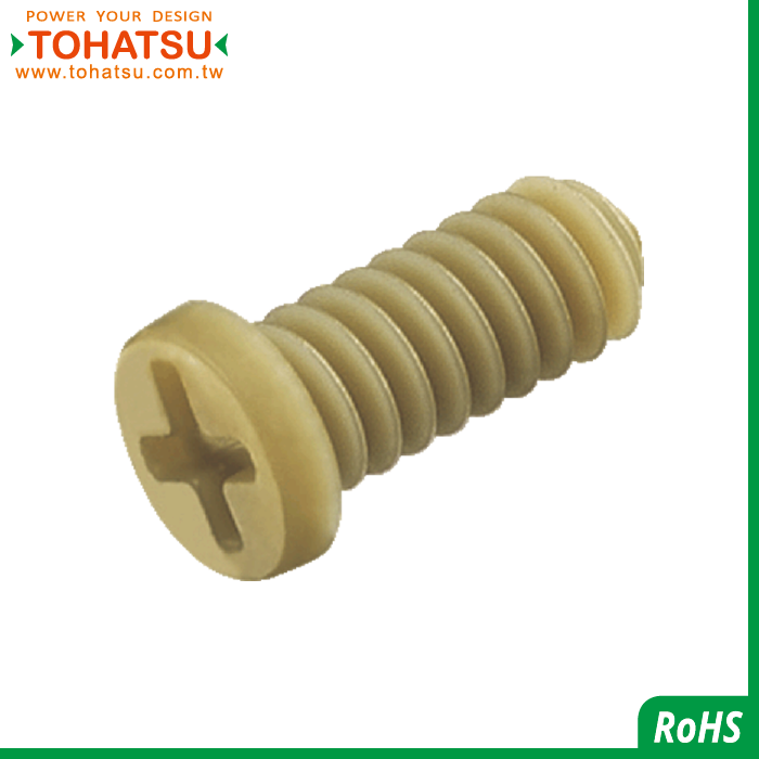 Super low head cross plastic screw (Material: PEEK)-PEEKSMCH