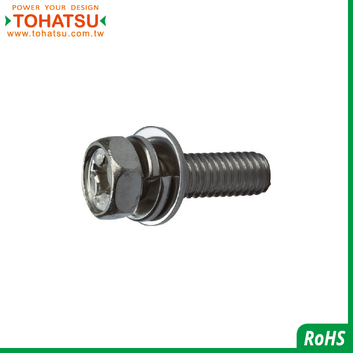 Combination screws (external hexagon Phillips bolts)