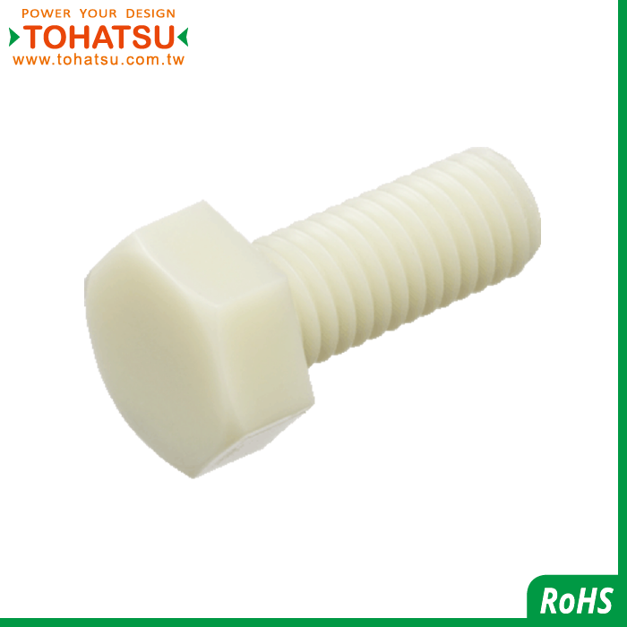 Hexagon plastic bolts (material: RENY)