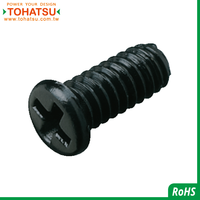 Half round head cross plastic screw (Material: RENY)