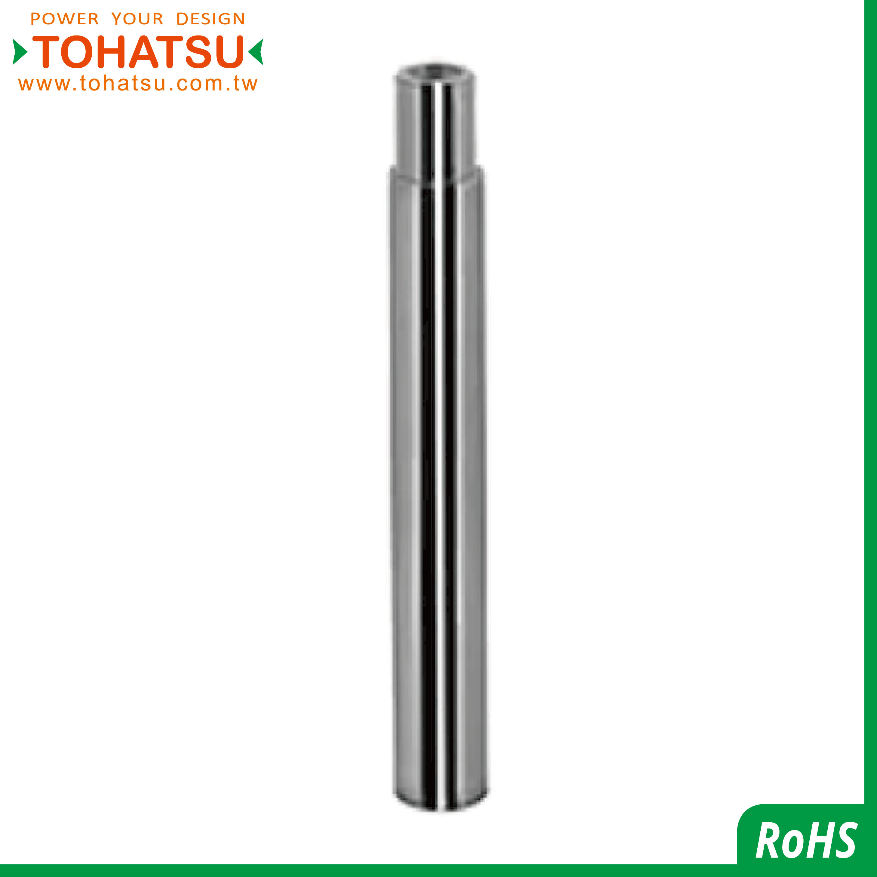 Precision Linear Shafts (One End Stepped and Female Thread)