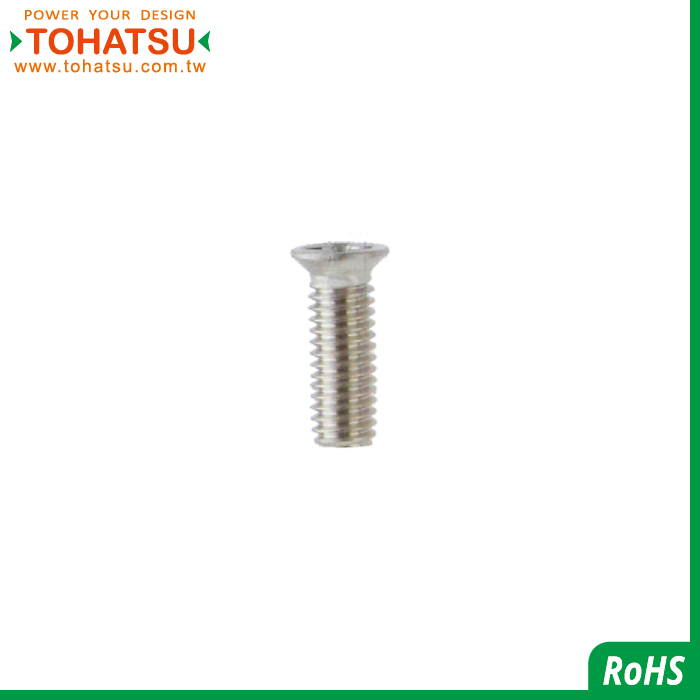 Low Countersunk head Phillips screw (Material: Steel／SUS)-BSARA BSARAS