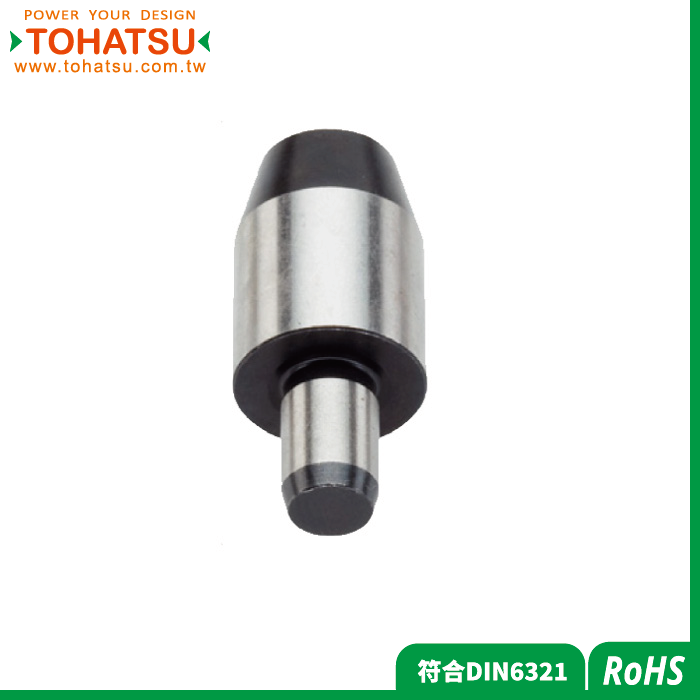 dowel pin(Material: steel 、 SUS)(tapered surface)