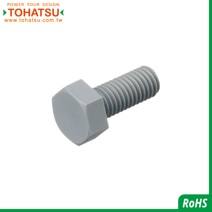 External Hexagon Plastic Bolts (Material: PVC)