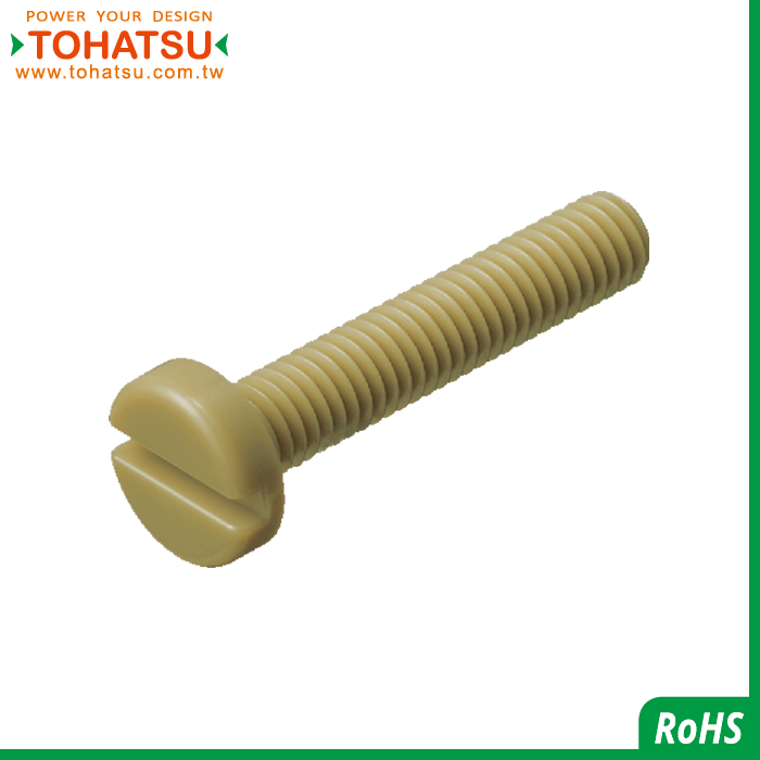 Super low head plastic screw (Material: PEEK)