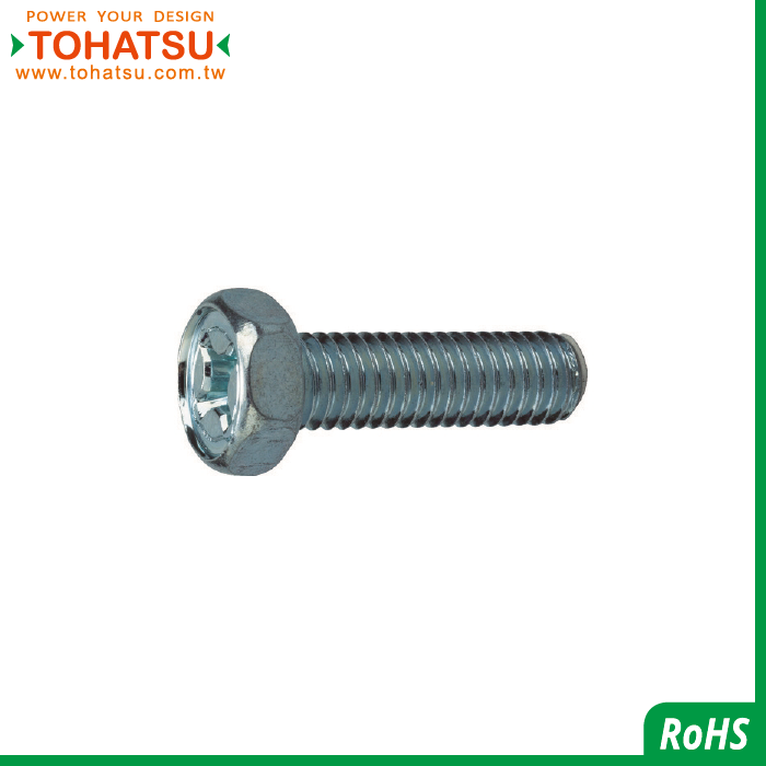 Hexagon Phillips Bolts (Material: Steel)-Y306