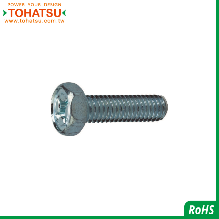 Hexagon Phillips Bolts (Material: Steel)