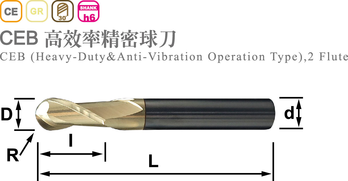 高效率精密球刀