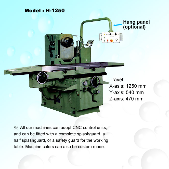  Bed-Type Horizontal Milling Machine-H-1250