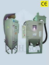 噴砂機(氣壓噴槍式)-橡膠電容模具自動噴洗機