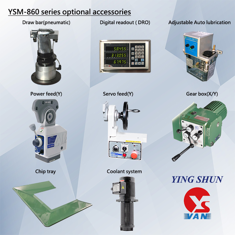 Vertical Turret Milling Machine-YSM-860 SERIES